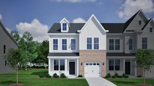 New construction Single-Family house 1106 Bell Heather Rd, Durham, NC 27703 plan Hyacinth - image