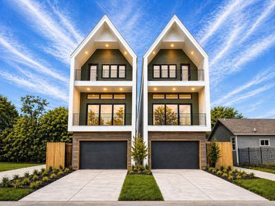 New construction Single-Family house 6822 Sidney St, Unit A, Houston, TX 77021 - image