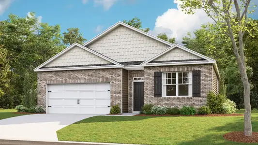 New construction Single-Family house 1304 Grassy Plains Pass, Lewisburg, TN 37091 plan CALI - image