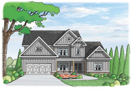 New construction Single-Family house 600 Whiporwill Cv, Monroe, GA 30655 plan The Kirkland | Front Entry - image
