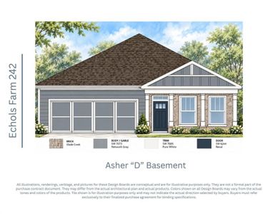 New construction Single-Family house 334 Harvest Trl, Hiram, GA 30141 plan The Asher - image