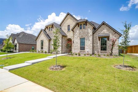 New construction Single-Family house 5621 Rutherford Dr, Midlothian, TX 76065 Hartford - Side Entry- photo 1 1