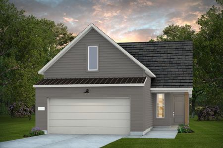 New construction Single-Family house 1002 Martingale St, Georgetown, TX 78633 plan Compass - image