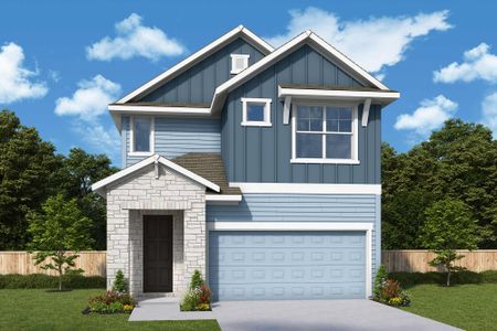 New construction Single-Family house 1034 Brickell Lp, Austin, TX 78744 plan The Atsina - image