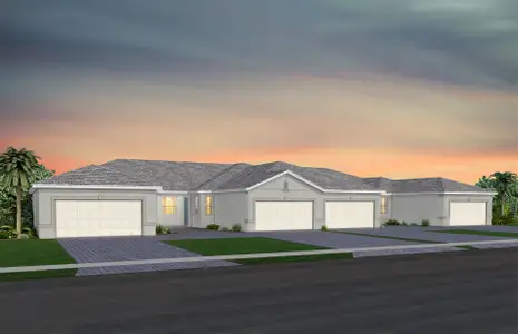 New construction Duplex house 4844 Starlight Beach Ln, Lakewood Ranch, FL 34211 plan Seagrove - image