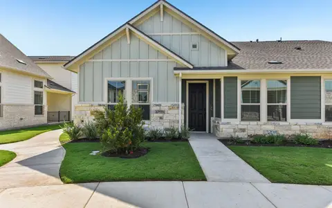 New construction Condo house 108 Maceo Wy, Unit 101, San Marcos, TX 78666 plan Mitchell Side A - image