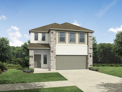 New construction Single-Family house 226 Hornet St, Elgin, TX 78621 plan Elm II - image