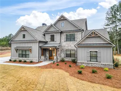 New construction Single-Family house 2316 Pebble Trl, Monroe, GA 30656 plan The Woodmont | Side Entry - image