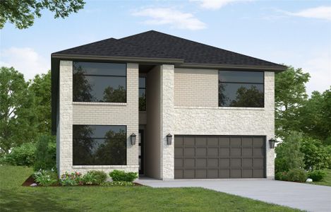 New construction Single-Family house 212 Yellow Rosewood Ln, New Caney, TX 77357 plan The Park Avenue II - image