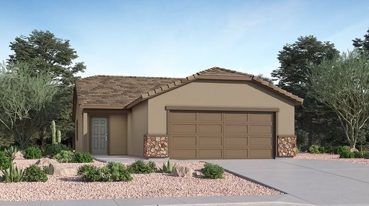 New construction Single-Family house 11488 W Red Admiral St, Marana, AZ 85653 plan Archer - image