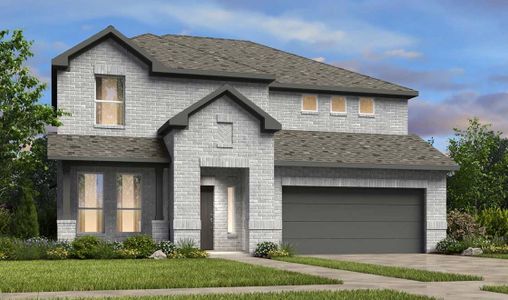 New construction Single-Family house 205 Amber Oak Ln, Georgetown, TX 78628 plan Terracotta - image