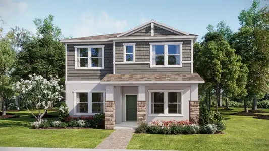 New construction Single-Family house 5594 Ronin Dr, St. Cloud, FL 34771 plan Glenwood II - image