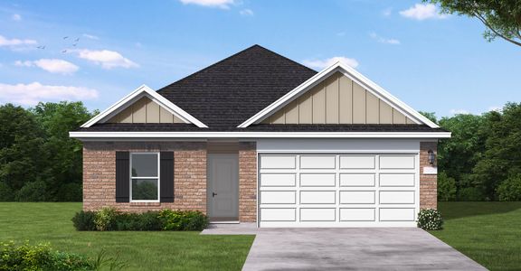 New construction Single-Family house 160 Wind Hl, Jarrell, TX 76537 plan Potter - image