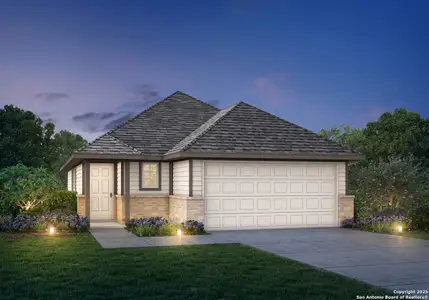 New construction Single-Family house 8555 Catnip Pass, Elmendorf, TX 78112 plan Aspen - image