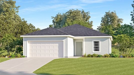 New construction Single-Family house 15537 Thomas Creek Way, Jacksonville, FL 32218 HALLE II- photo 0 0