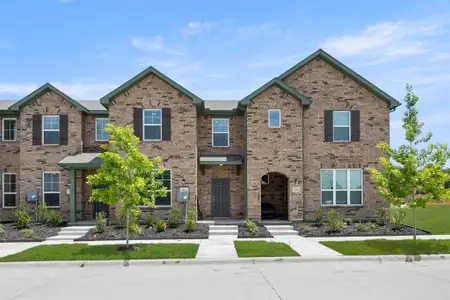 New construction Townhouse house 247 Wagon Spoke Wy, Fort Worth, TX 76120 plan Travis 5A4 - image