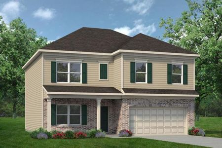 New construction Single-Family house 224 Silver Leaf Trce, Douglasville, GA 30141 The McGinnis- photo 0