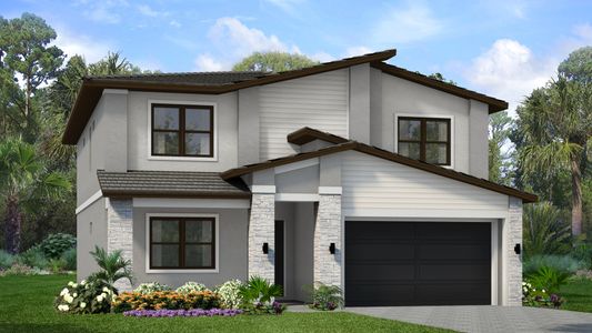New construction Single-Family house 3901 Sonoma Blvd, Kissimmee, FL 34741 plan Lagoon II - image