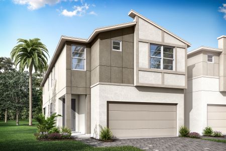 New construction Townhouse house 1129 Creek Valley Ct, Brandon, FL 33511 Venice- photo 0 0