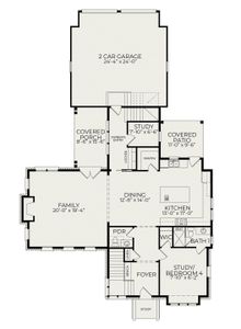 New construction Single-Family house 3301 Founding Pl, Raleigh, NC 27612 plan Abigail - image 5