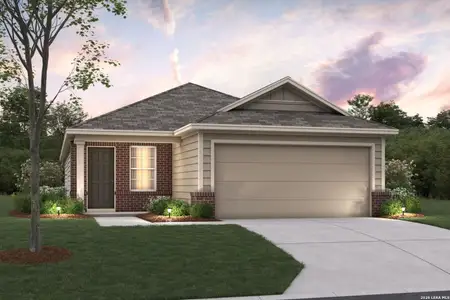 New construction Single-Family house 13630 Guajillo Spg, San Antonio, TX 78253 plan Magnolia - 30' Smart Series - image