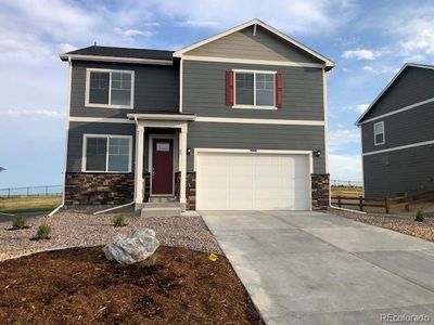 New construction Single-Family house 43175 Merion Hills Ct, Elizabeth, CO 80107 BRIDGEPORT- photo 0