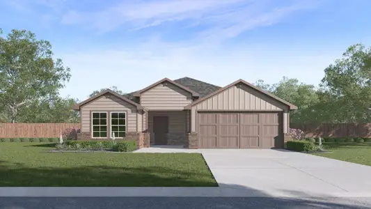 New construction Single-Family house 509 Combine Rd, Snook, TX 77878 plan Denton - image