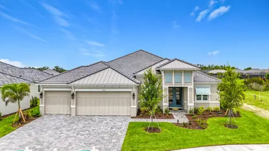 New construction Single-Family house 12422 Stonegate Trl, Parrish, FL 34219 plan Belize - image