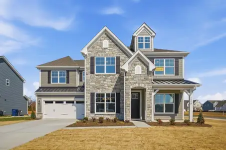 New construction Single-Family house 3504 Charolais Ln, Harrisburg, NC 28075 plan Colfax - image