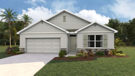 New construction Single-Family house 10370 Tucker Rd, Weeki Wachee, FL 34613 plan Cali - image