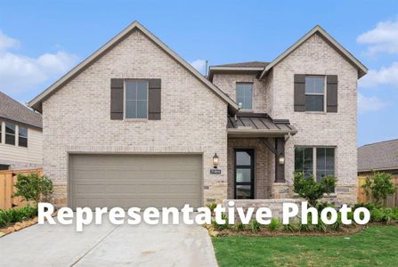 New construction Single-Family house 3211 Fescue Crest Court, Brookshire, TX 77423 Davenport- photo 0