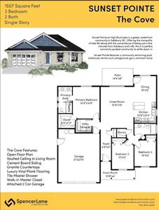 New construction Single-Family house 522 Sunset Pointe Drive, Salisbury, NC 28146 - photo 0