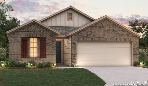 New construction Single-Family house 1124 Water Vly, Seguin, TX 78155 Freestone- photo 0