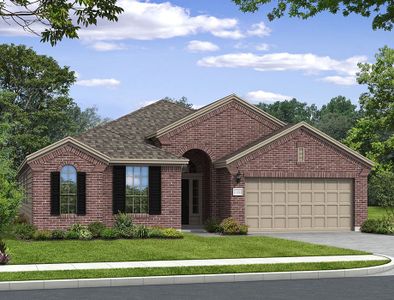 New construction Single-Family house 141 Barton Place Dr, Cleveland, TX 77327 plan The Adams - image