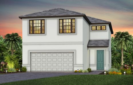 New construction Single-Family house 4379 Rumeli Ln, Lake Worth, FL 33467 plan Trailside - image