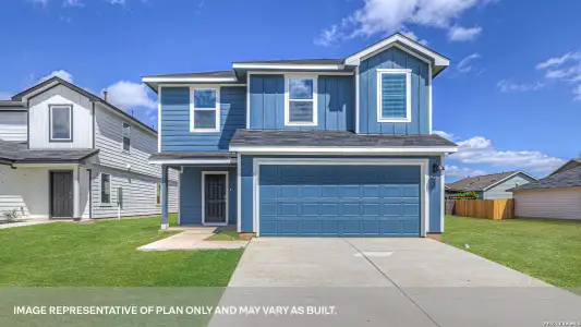 New construction Single-Family house 243 Haywood Mnr, Kyle, TX 78640 - image