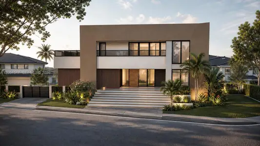New construction Single-Family house 10850 N Bayshore Dr, Miami, FL 33161 - image