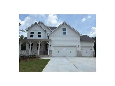 New construction Single-Family house 363 Riverwood Pass, Dallas, GA 30157 plan The Hickory B- Unfinished Base - image