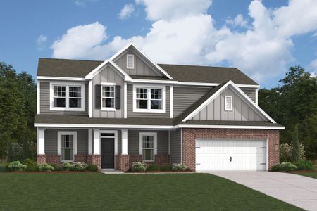 New construction Single-Family house 111 Amber Glen Dr, Locust, NC 28097 plan Bristol - image