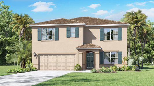 New construction Single-Family house 2672 Indian River Pkwy, Mims, FL 32754 plan Hayden - image