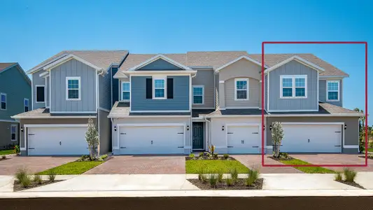 New construction Townhouse house 42862 Park View Dr, Punta Gorda, FL 33982 plan The Reagan - image