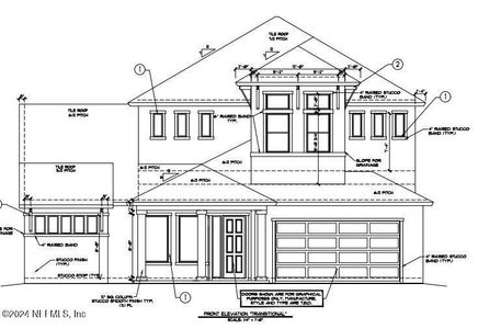 New construction Single-Family house 3195 Fiera Vista Dr, Jacksonville, FL 32246 Palos Verdes- photo 0