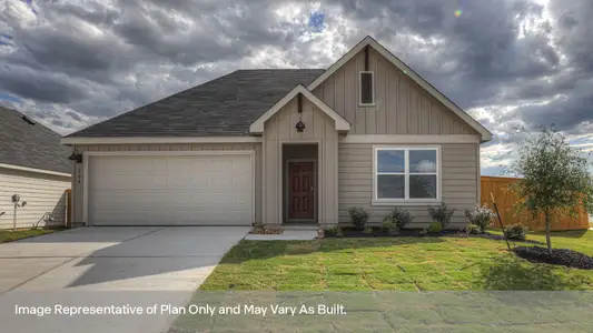 New construction Single-Family house 240 Flora Vista St, San Marcos, TX 78666 plan The Irvine - image