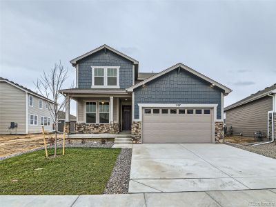 New construction Single-Family house 765 Griffith Street, Lochbuie, CO 80603 Pearl- photo 0