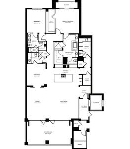 New construction Condo house 18801 N Thompson Peak Pkwy, Scottsdale, AZ 85255 plan 2 bedroom - image