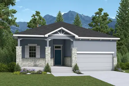 New construction Single-Family house 6538 Arabesque Lp, Colorado Springs, CO 80924 plan The Ivyglen - image