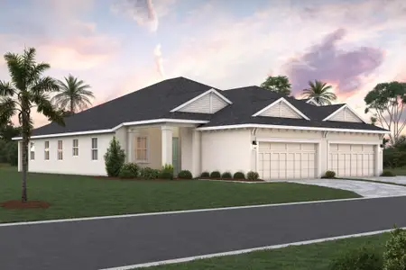 New construction Duplex house 8219 Fairchild Ave, Bradenton, FL 34210 plan Topaz - Villas - image