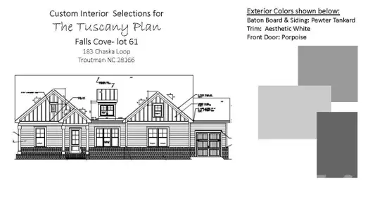 New construction Single-Family house 183 Chaska Lp, Unit 61, Troutman, NC 28166 - image