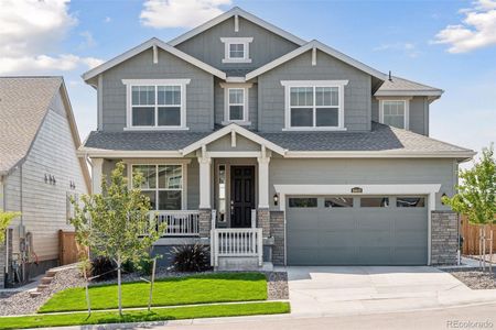 New construction Single-Family house 16608 Desert Wine Trail, Parker, CO 80134 Ashbrook- photo 0