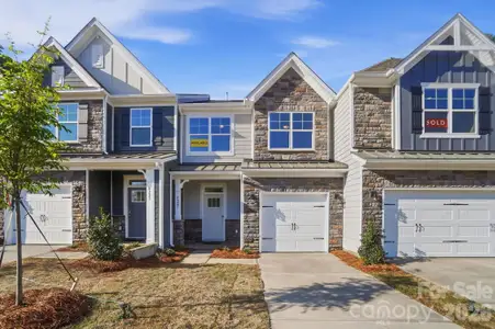 New construction Townhouse house 4327 Black Ct, Harrisburg, NC 28075 plan Ashland - image